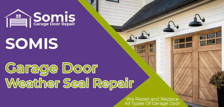 garage door weather seal repair in Somis